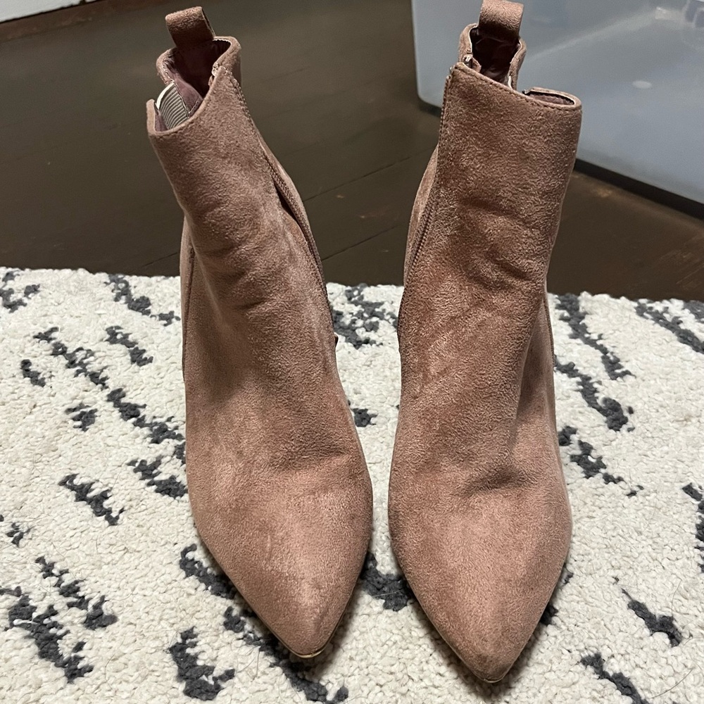 Pink booties